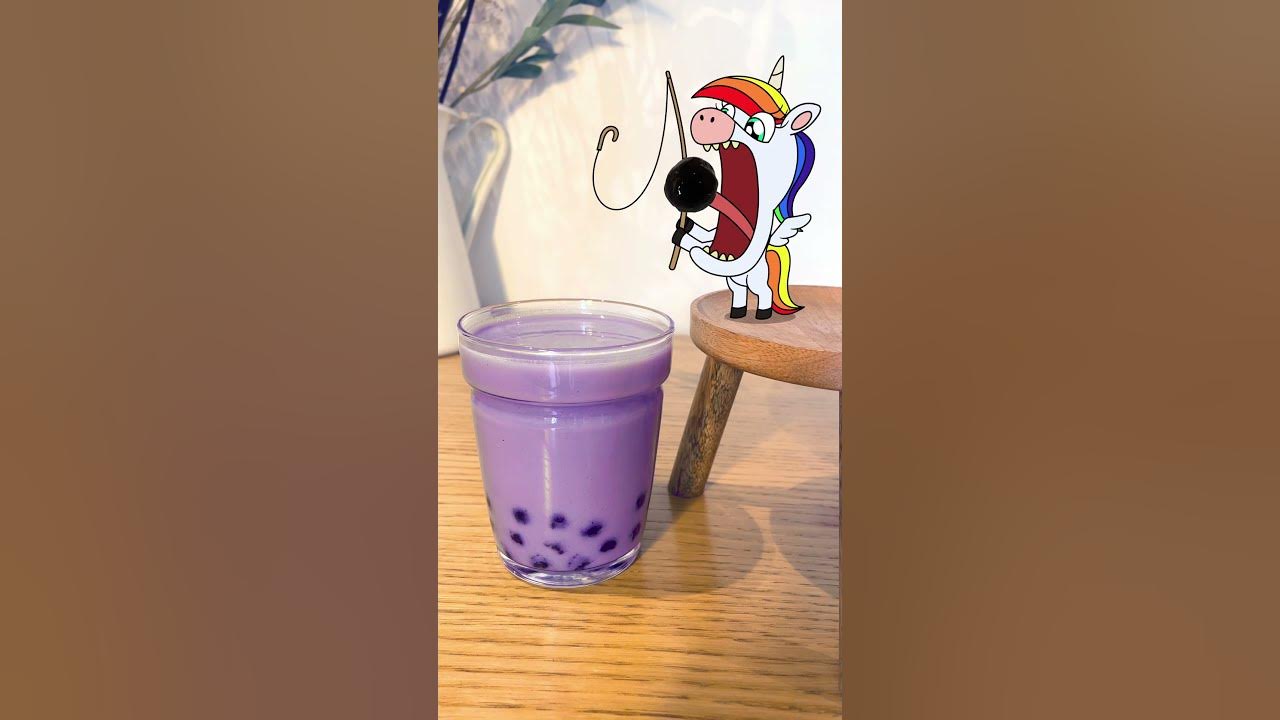 Halloween Unicorn fishes in Boba! What Mysteries lie Inside? (Animation Meme) #boyanddragon #shorts