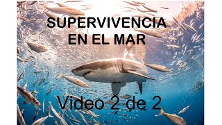 SUPERVIVENCIA EN EL MAR. Parte 2 de 2. Historias REALES de SUPERVIVENCIA EXTREMA EN EL MAR. Cómo?...