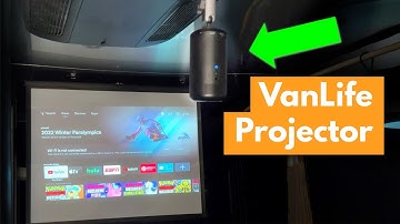 Van Life - Best Projector w/ Live TV while on the road