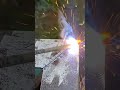 how to weld a good pattern on thin angle iron.#weldingtipsandtricks #weldingtips #forgewelding