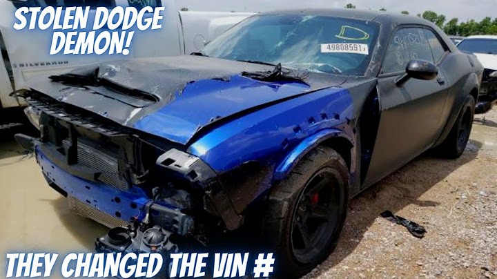I FOUND A STOLEN DODGE DEMON AT AUCTION! *SHOULD I BUY IT??*