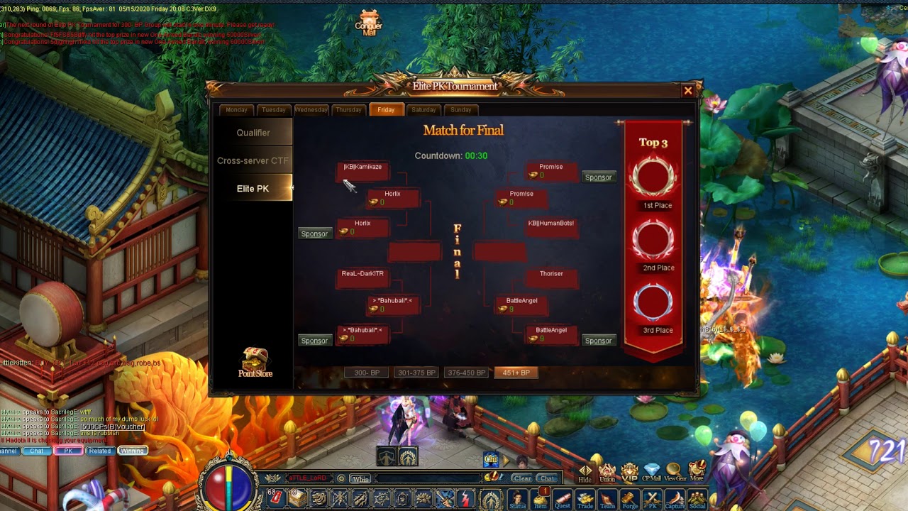 [Conquer Online] Storm Elite PK 15.05.2020