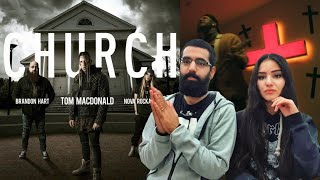 Tom MacDonald \& Brandon Hart ft. Nova Rockafeller - Church (REACTION!!)