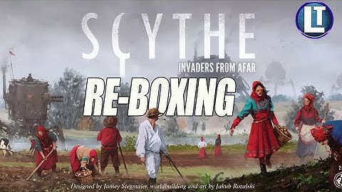 SCYTHE: INVADERS FROM AFAR Board Game Reboxing / SCYTHE Expansion Component Overview