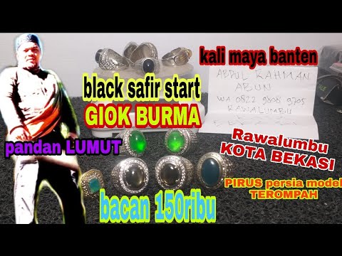 Perbandingan Batu-batu sintetis - natural vs Palsu. (Ruby Safir). 