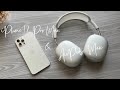 iPhone 12 Pro Max Silver & AirPods Max Silver Unboxing📱🎧