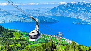 Klewenalp has the most breathtaking Lake Lucerne views  Switzerland 4K