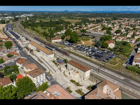 Le PEM Occitanie Pays de Lunel avant et après travaux d'aménagement