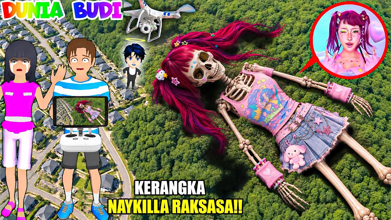 Yuta Mio Panik Drone Menangkap Kerangka NAYKILLA RAKSASA Mengerikan Di Hutan Dekat Rumah😱