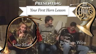 Your 1st Horn Lesson | Luke &amp; Ben