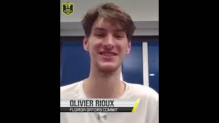 World's Tallest Teenager - 7'7" Olivier Rioux - responds to NIL ideas as a future Florida Gator