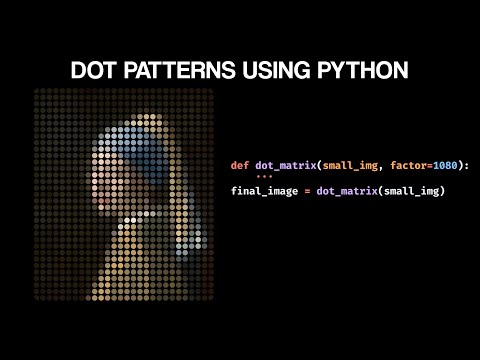 Create Stunning Dot Pattern Art from Any Image: A Step-by-Step Python Tutorial