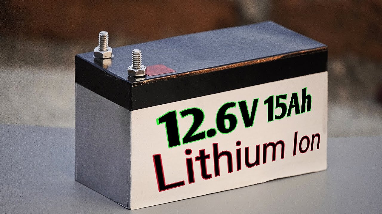 how to make 12 volt battery at home || 12v Lithium Ion Battery Pack ...