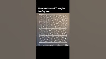 How to draw 64 Triangles in a Square Pattern