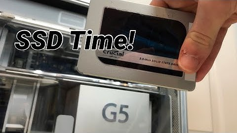 Installing An SSD In My PowerMac G5