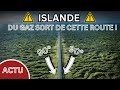 ALERTE EN ISLANDE : Une route CHAUFFE à 90° et CRACHE DU GAZ