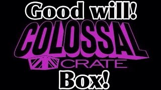 Good will box from Colossal Crate
