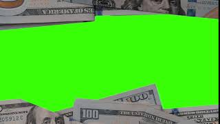 $100 Bill Animation (Greenscreen)