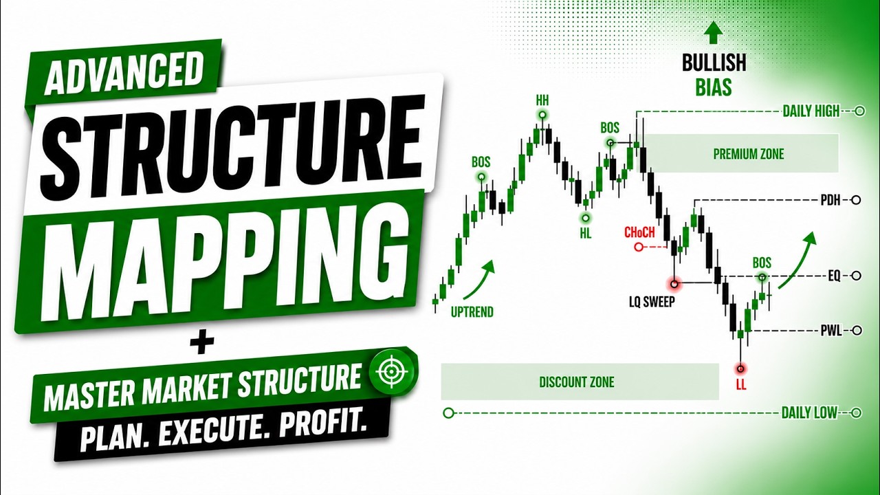 Advanced Structure Mapping Explained (Smart Money Concepts Masterclass ...