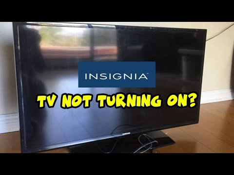 How to Fix Your Insignia TV That Won't Turn On - Black Screen Problem - YouTube