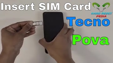 Tecno Pova Insert The SIM Card