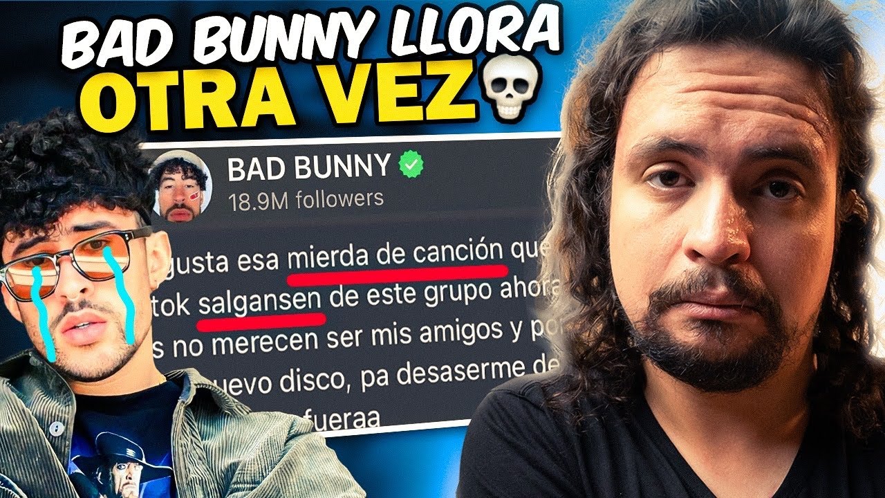 BAD BUNNY SE ENOJA CON LA IA