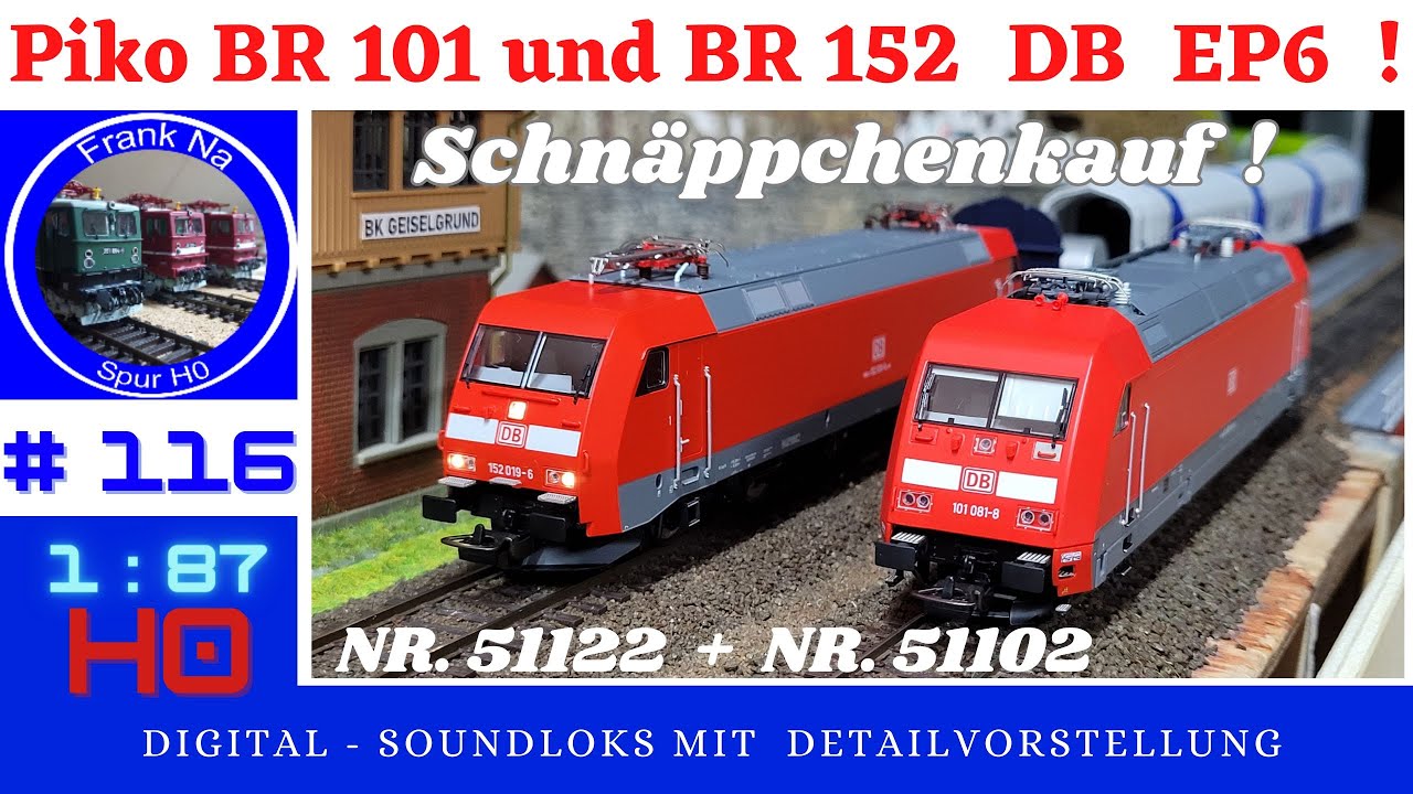 Piko BR 101 und BR 152 Sound