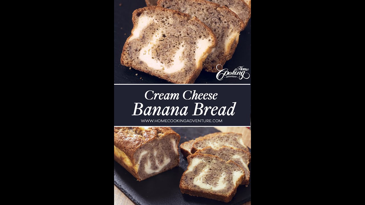 Cream Cheese Banana Bread #shorts