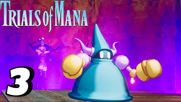 Trials of Mana + Full Walkthrough Boss Machine Golem R Gameplay Part 3 | Apple Arcade Game