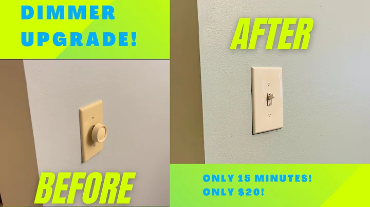 Upgrade Old Dimmer Switch or Add a Dimmer Switch! Easy!