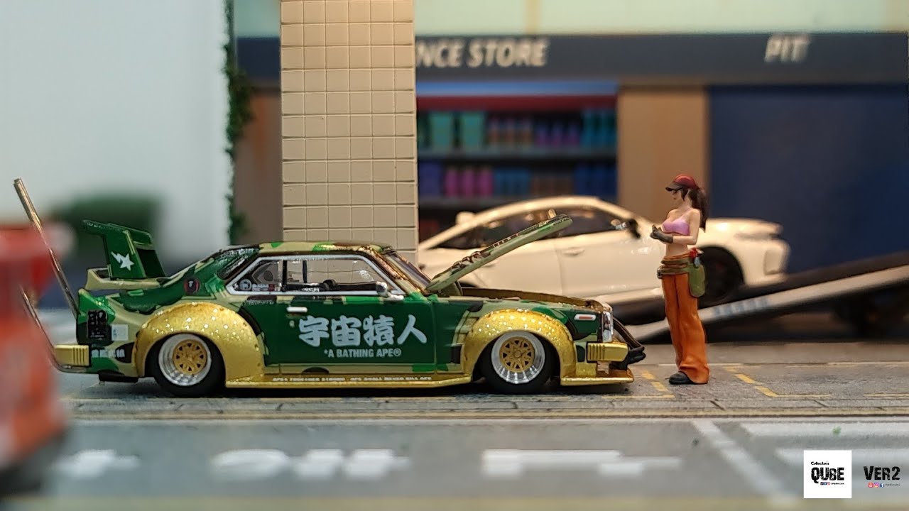 A BATHING APEボディコン ワンピース FirstLook BAPE® x POPRACE Kaido Racer Model Car - YouTube