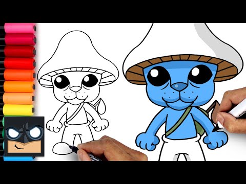 How To Draw Smurf Cat