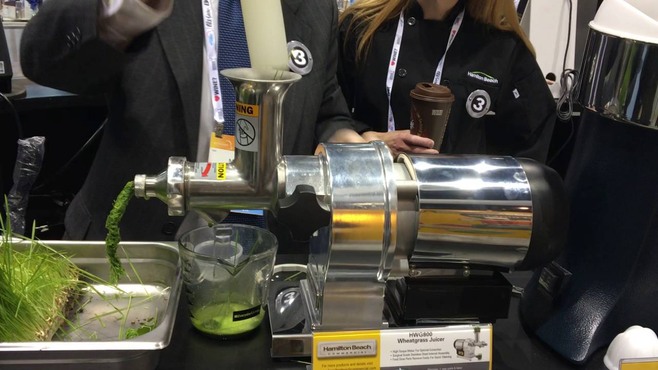 HBC Wheatgrass Juicer HWG800 YouTube