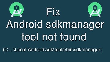 How to fix Android SDK manager tool not found | how to install Android SDK Tools (Obsolete) 2020