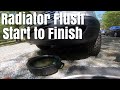 How To Do a Radiator Flush Start to Finish and mix Radiator Fluid for 50/50 mix Mercedes Sprinter