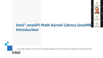 Intel oneAPI libraries (oneMKL, oneDAL, …)