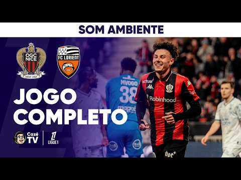 JOGO COMPLETO (SOM AMBIENTE): NICE X FC LORIENT | LIGUE 1 2025/2026 | 23ª RODADA