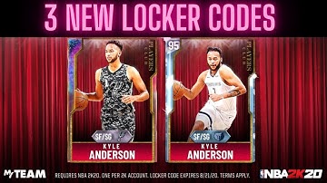3 *NEW* LOCKER CODES CHANCE AT GALAXY OPAL NBA 2K20 MYTEAM LOCKER CODES
