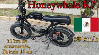 Honeywhale k7 Bicicleta Eléctrica y hablando de Bicimoto.
