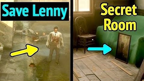 Saving Lenny and Access Hideout Room in Red Dead Redemption 2 (RDR2): Lenny Lives, Success