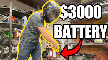 CUTTING OPEN a $3000 McLaren SUPERCAR BATTERY! (What