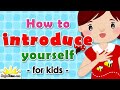 Belajar bahasa inggris cara memperkenalkan diri  how to introduce yourself for kids