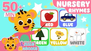 Color Song + Colors Of The Rainbow + more Little Mascots Nursery Rhymes & Kids Songs