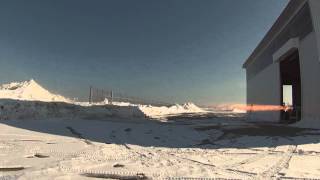 static fire test 50 seconds 10kN rocket engi