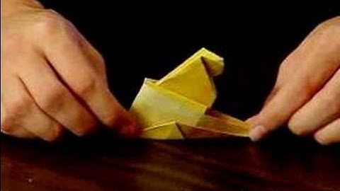 Easy Origami Folding Instructions : How to Make an Origami Sphinx