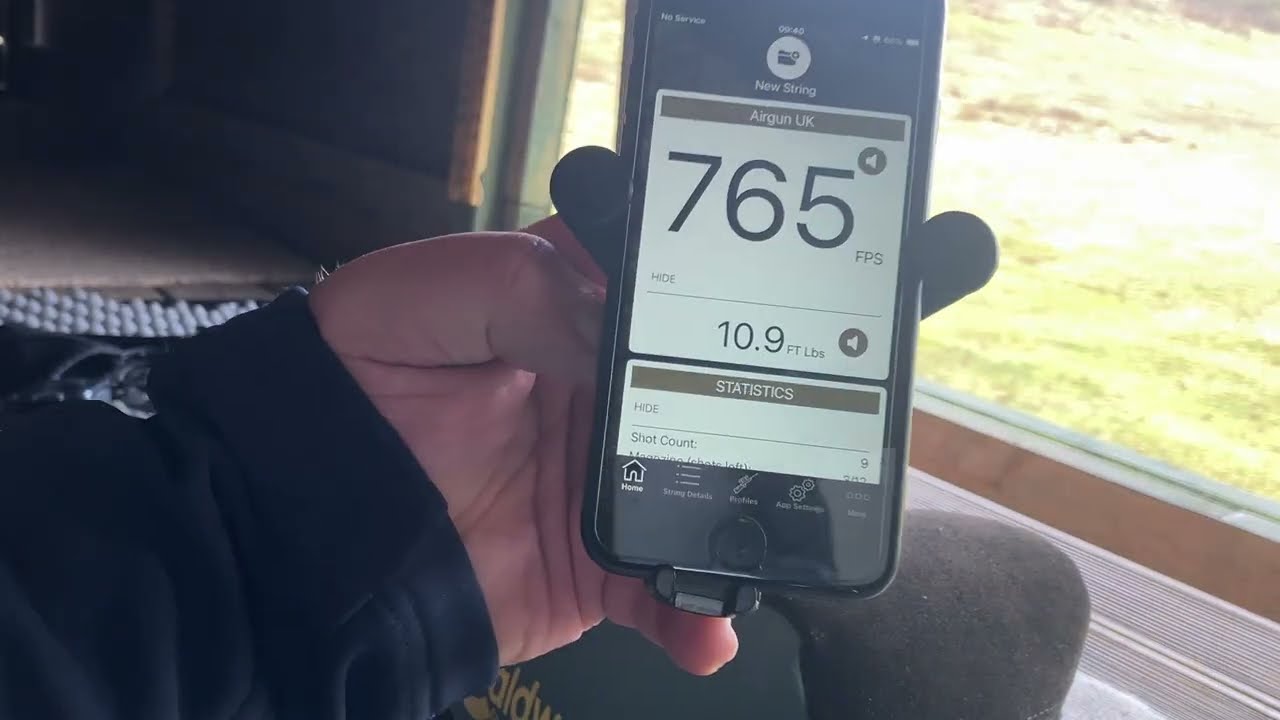 Хронометрический тест винтовки Air Arms TX200 Mk3 калибра .177 на стрельбище.