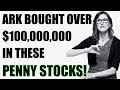 ARK INVEST BUYING HUGE AMOUNTS OF THESE PENNY STOCKS!  SHOULD YOU?