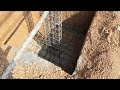 30 × 40 house Footing excavation  reinforcement and concrete ratio design