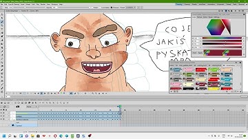 OpenToonz 1.5 - how to swap frames - English tutorial (2022)