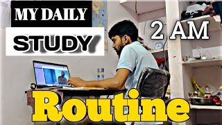 MY ROUTINE FOR UPSC PRE-2024*⏰2AM*EARLY MORNING STUDY ROUTINE FOR UPSC 2025*AARAMBH HAI PRACHAND😊